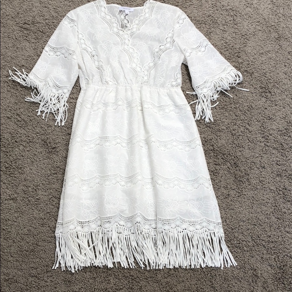 As she was fringe dress